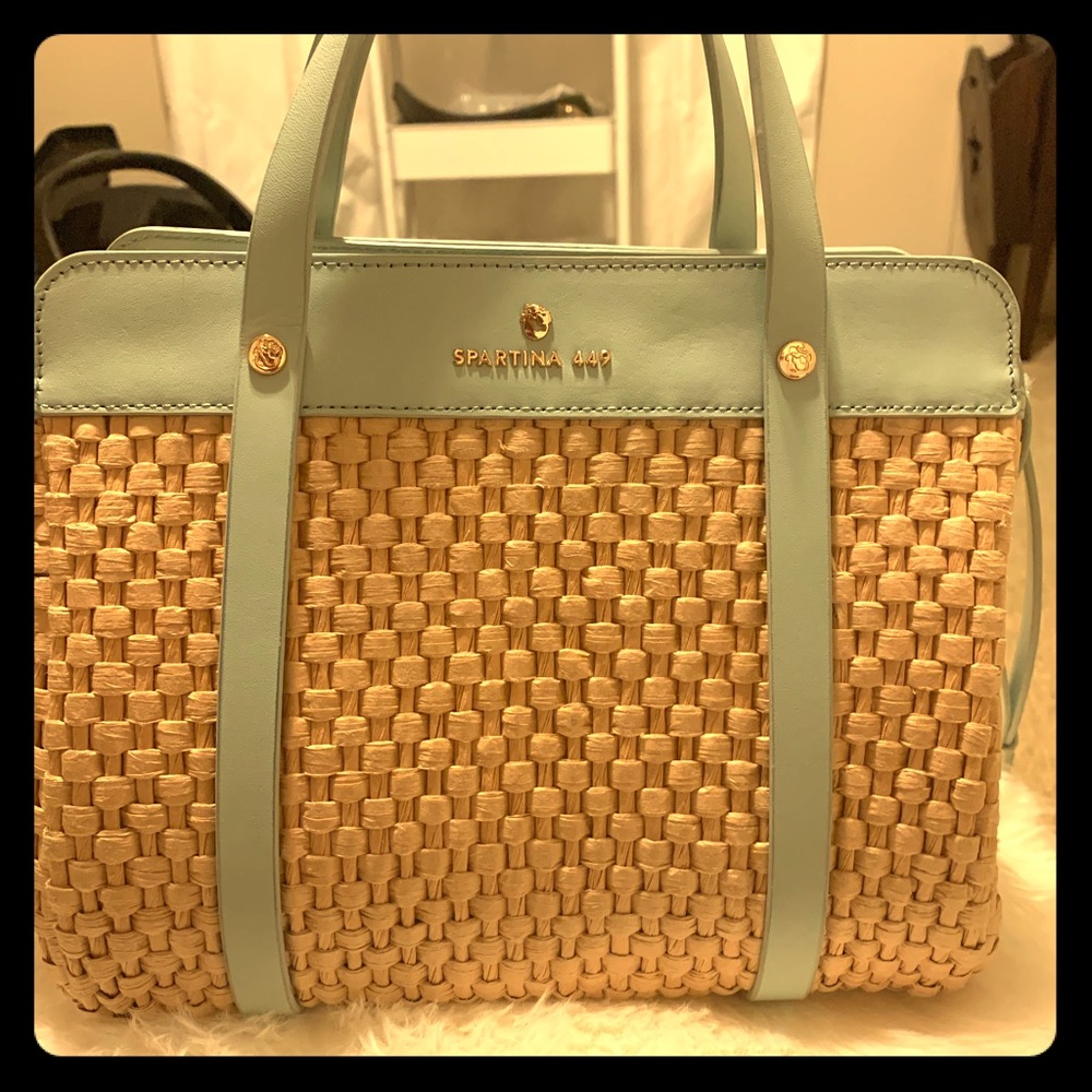 Spartina bamboo moon Savannah satchel